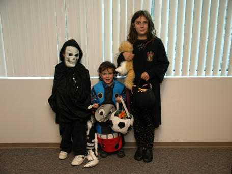 Skeleton, Thomas, and Witch
