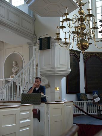 Old North church pulpit