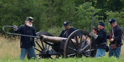 Loading the cannon