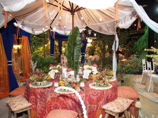 Decorated table setting
