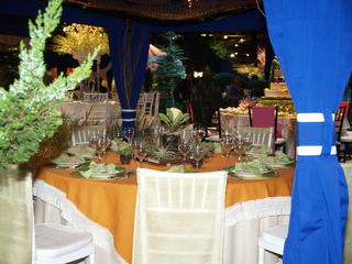 Decorated table setting #4