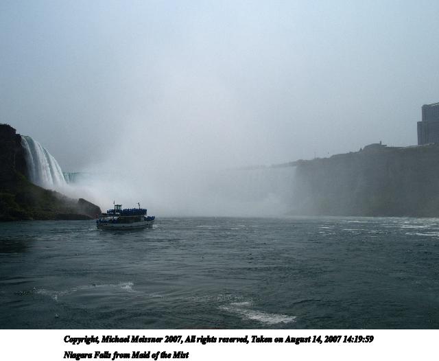 Niagara Falls from Maid of the Mist #14