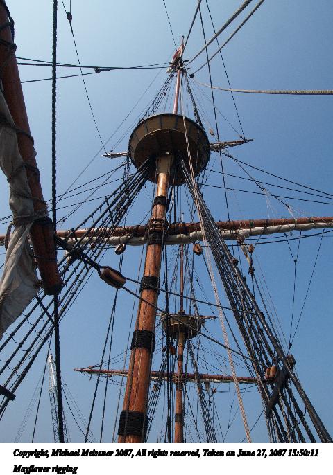 Mayflower rigging