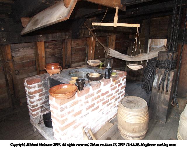 Mayflower cooking area #2