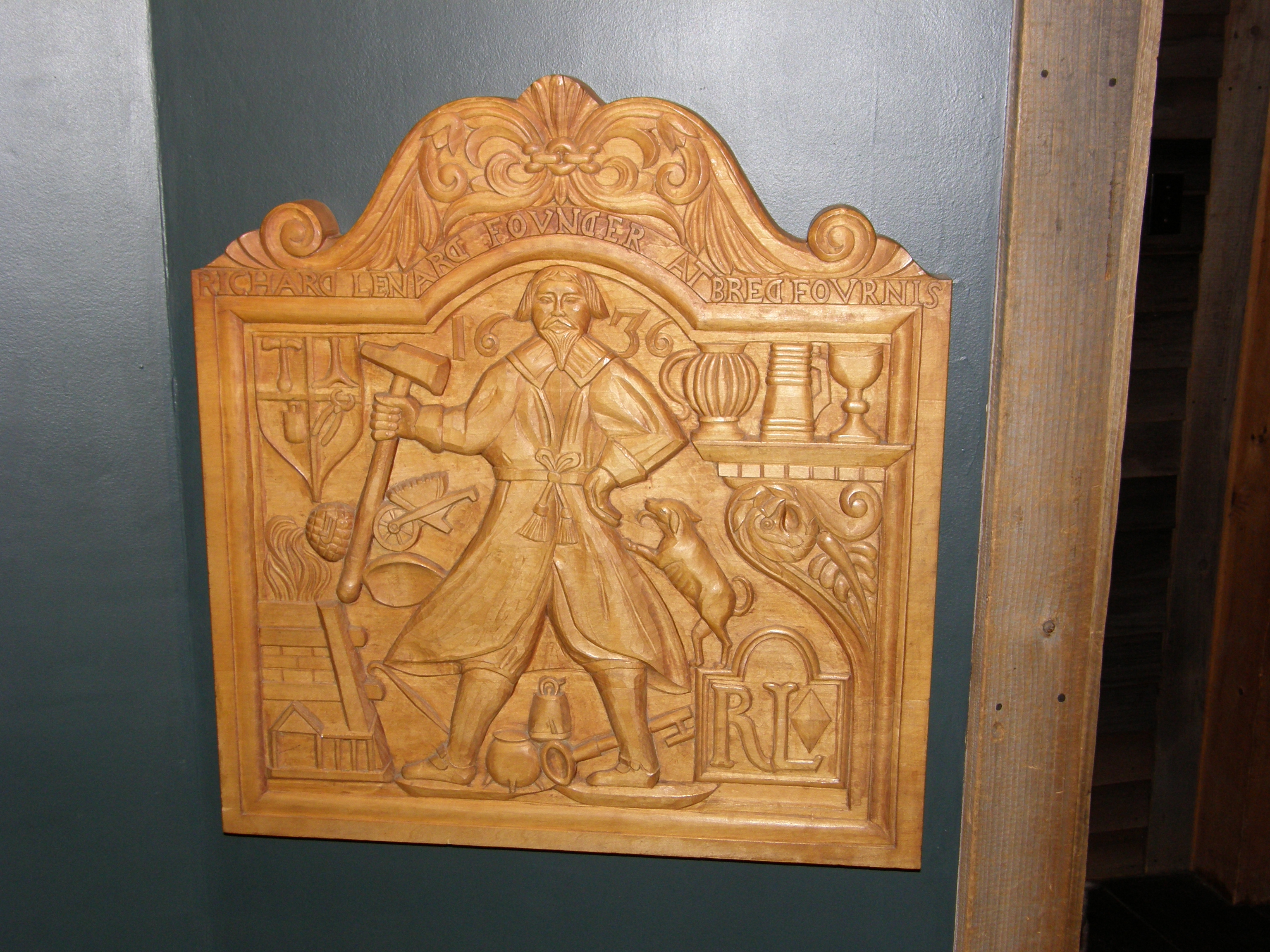 Wooden plaque