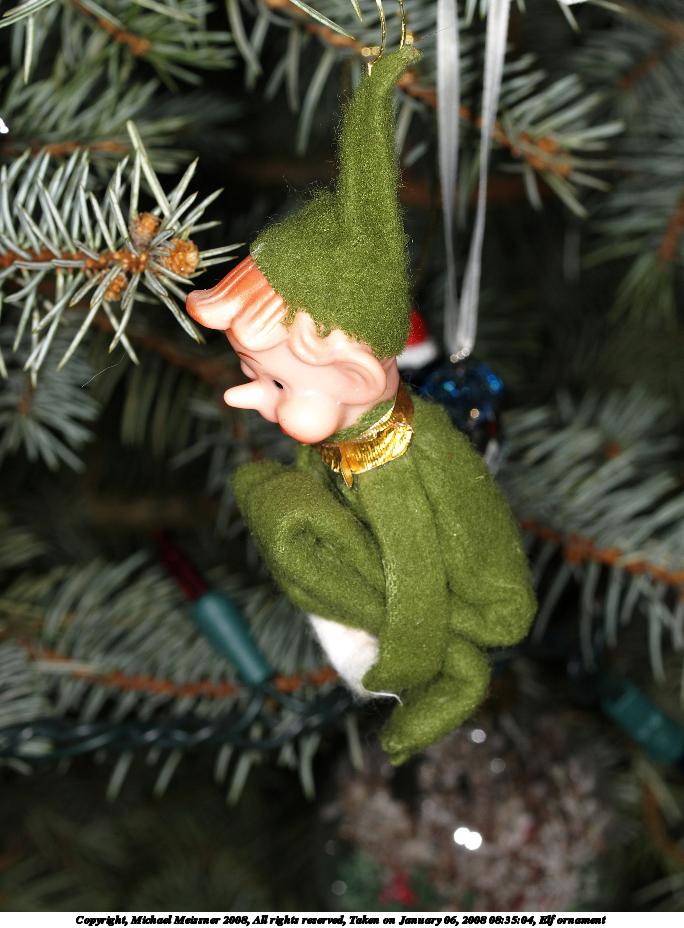 Elf ornament