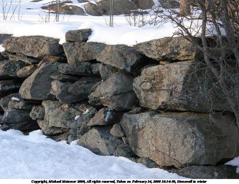 Stonewall in winter