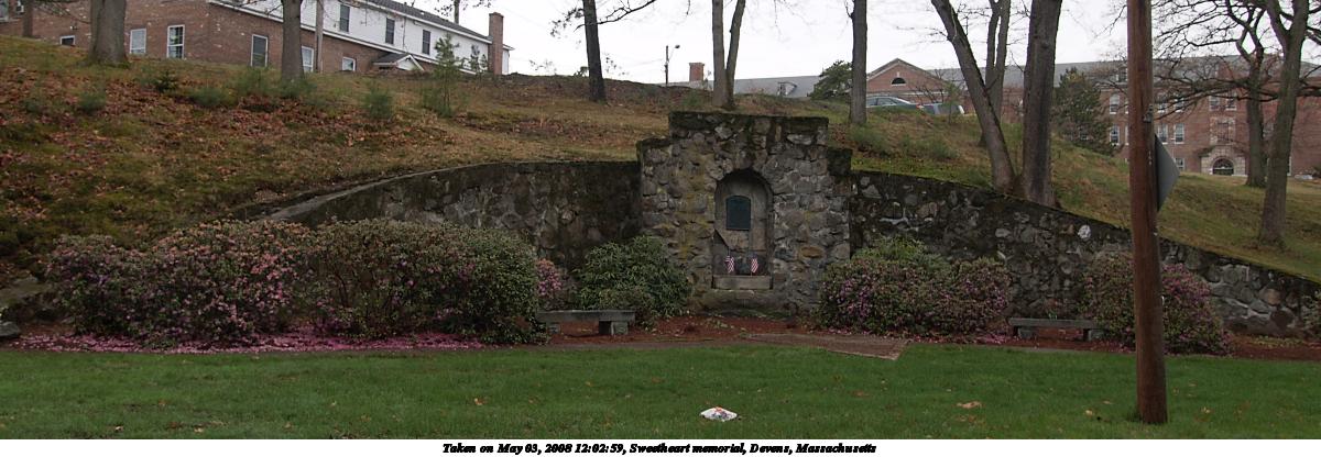Sweetheart memorial, Devens, Massachusetts #2