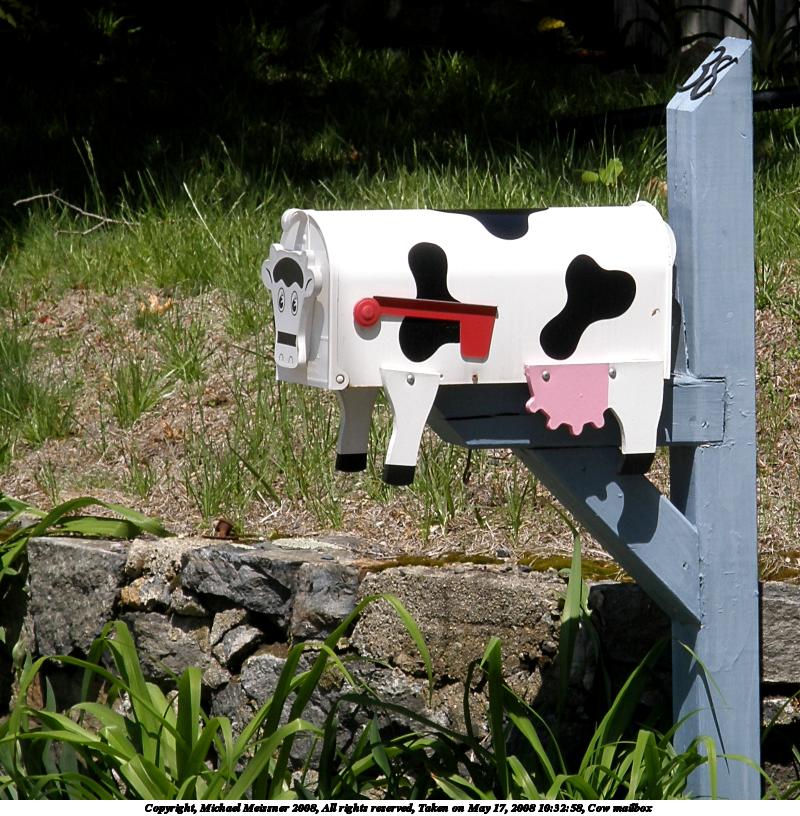 Cow mailbox