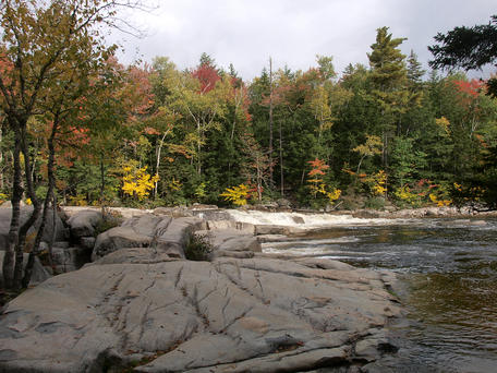 Flowing stream along the Kancamagus scenic byway #4