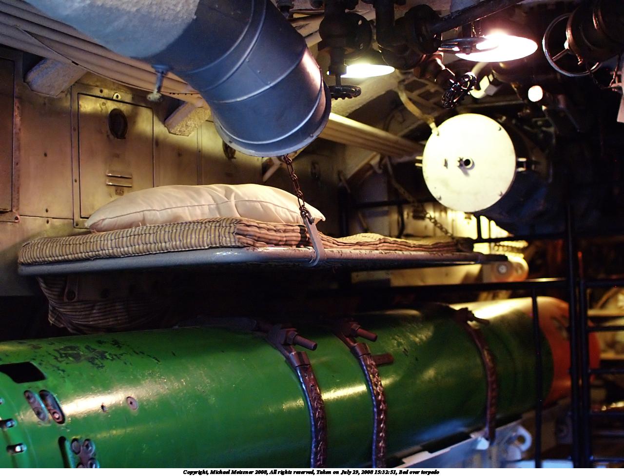 Bed over torpedo