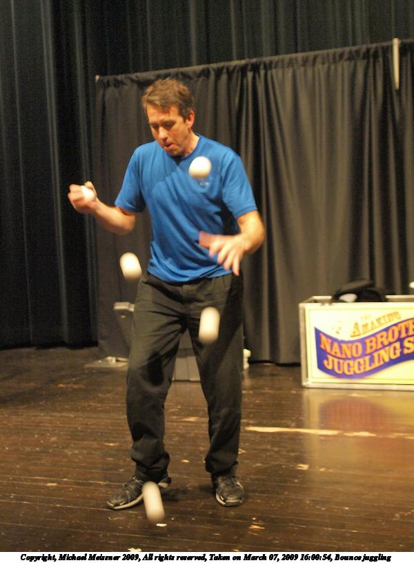 Bounce juggling