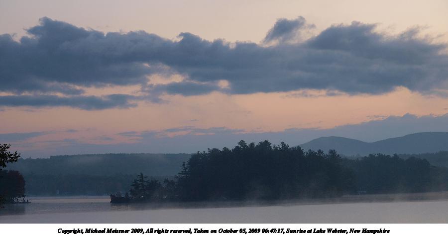 Sunrise at Lake Webster, New Hampshire #3