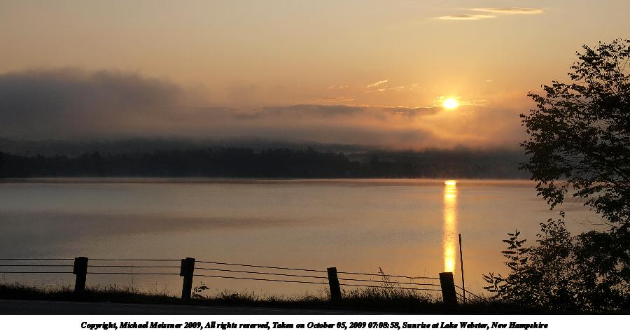 Sunrise at Lake Webster, New Hampshire #5