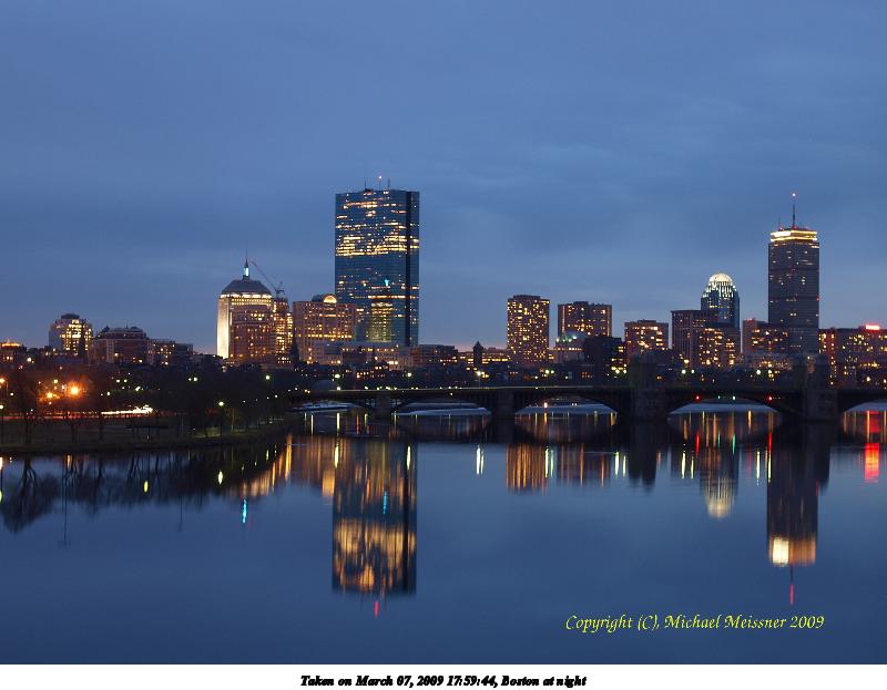 Boston at night #3