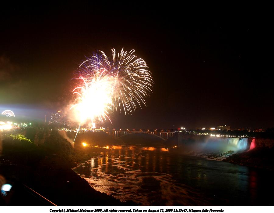 Niagara falls fireworks #2