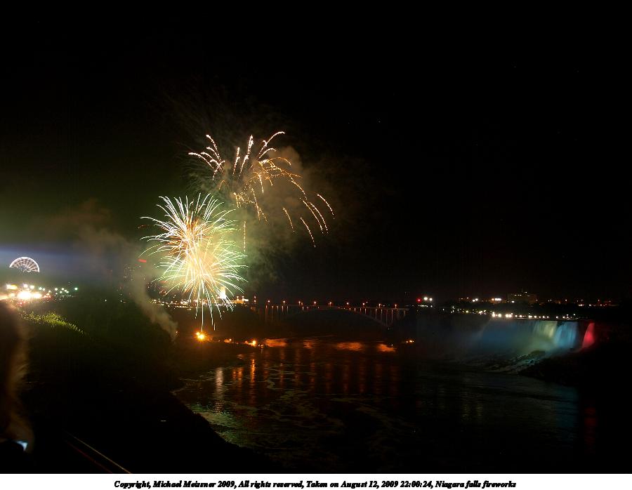 Niagara falls fireworks #6