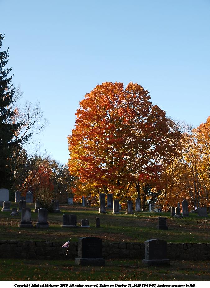 Andover cemetary in fall #11