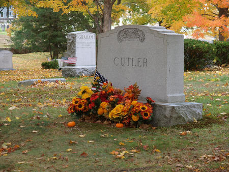 Andover cemetary in fall
