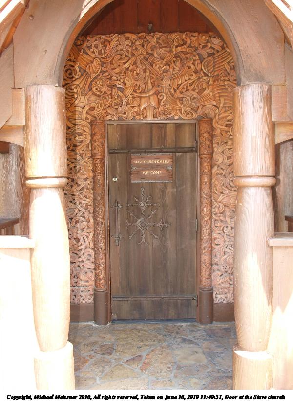 Door at the Stave church