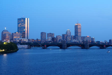 Boston at dusk #8
