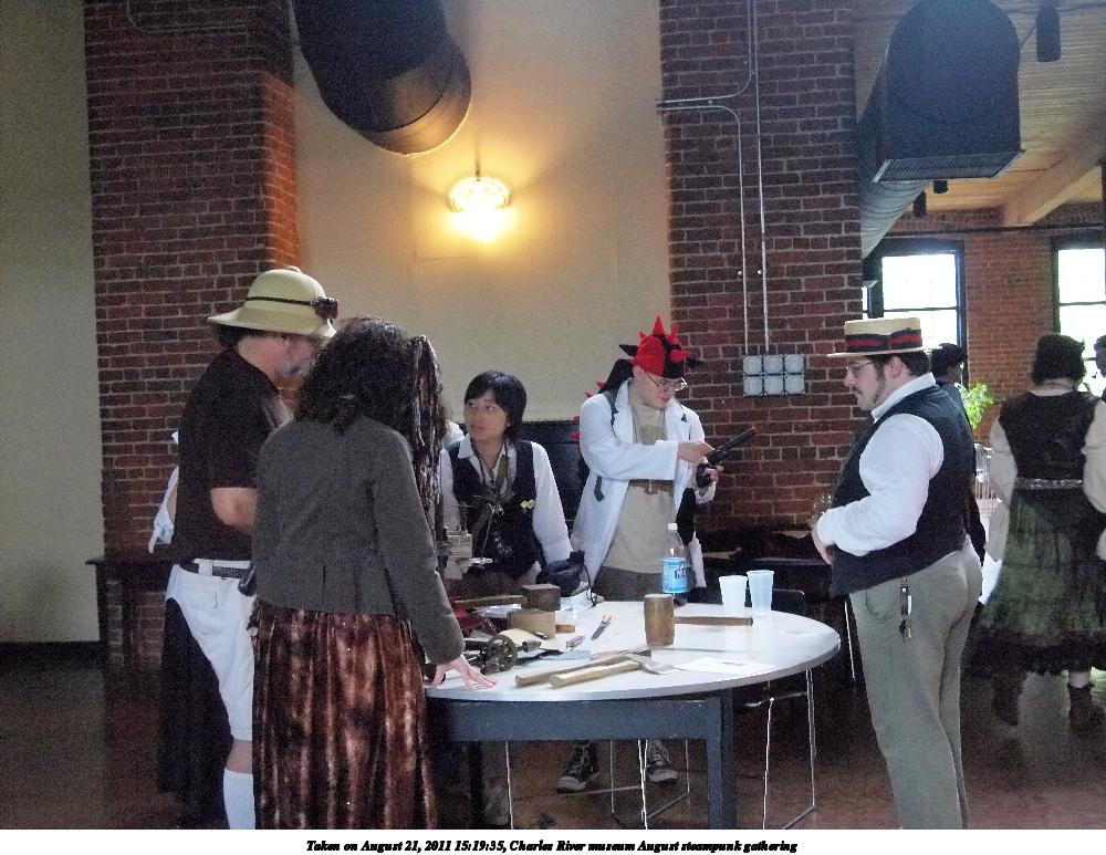 Charles River museum August steampunk gathering #3