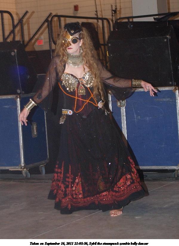 Sybil the steampunk zombie belly dancer