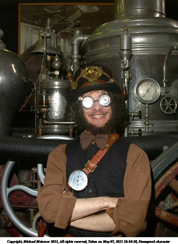 Steampunk character