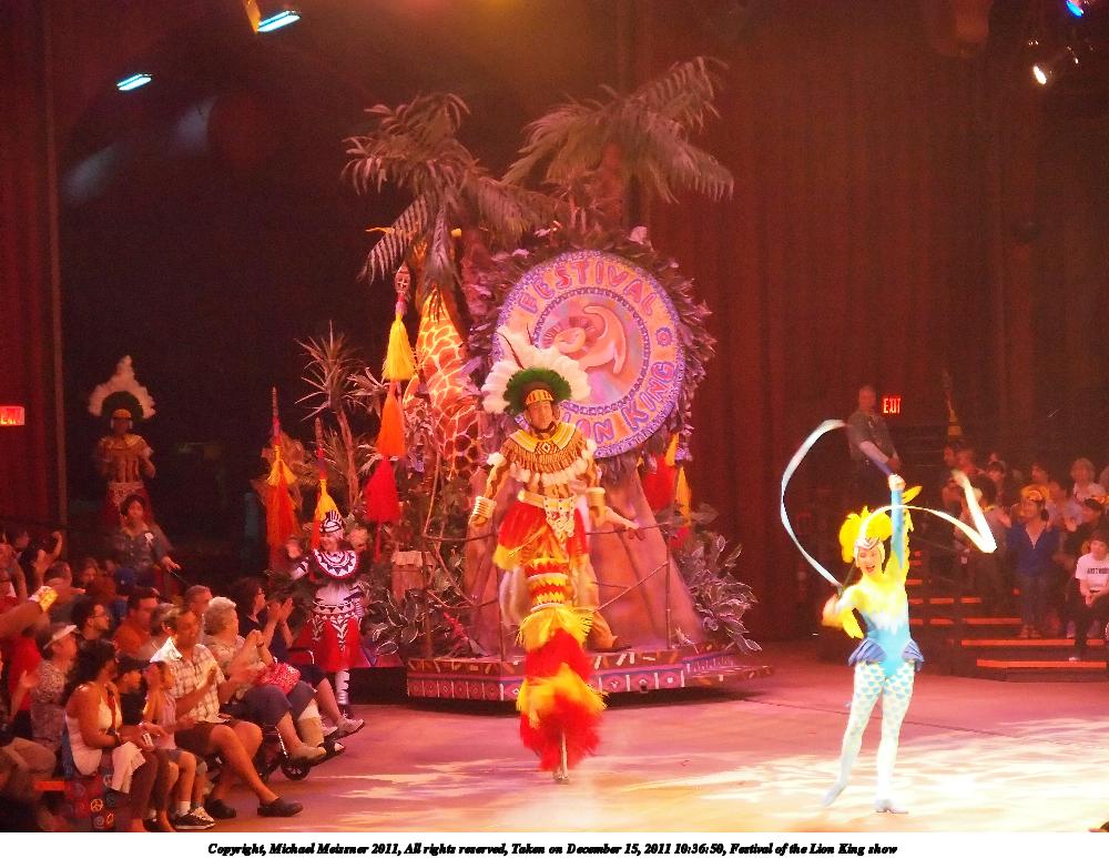 Festival of the Lion King show #2
