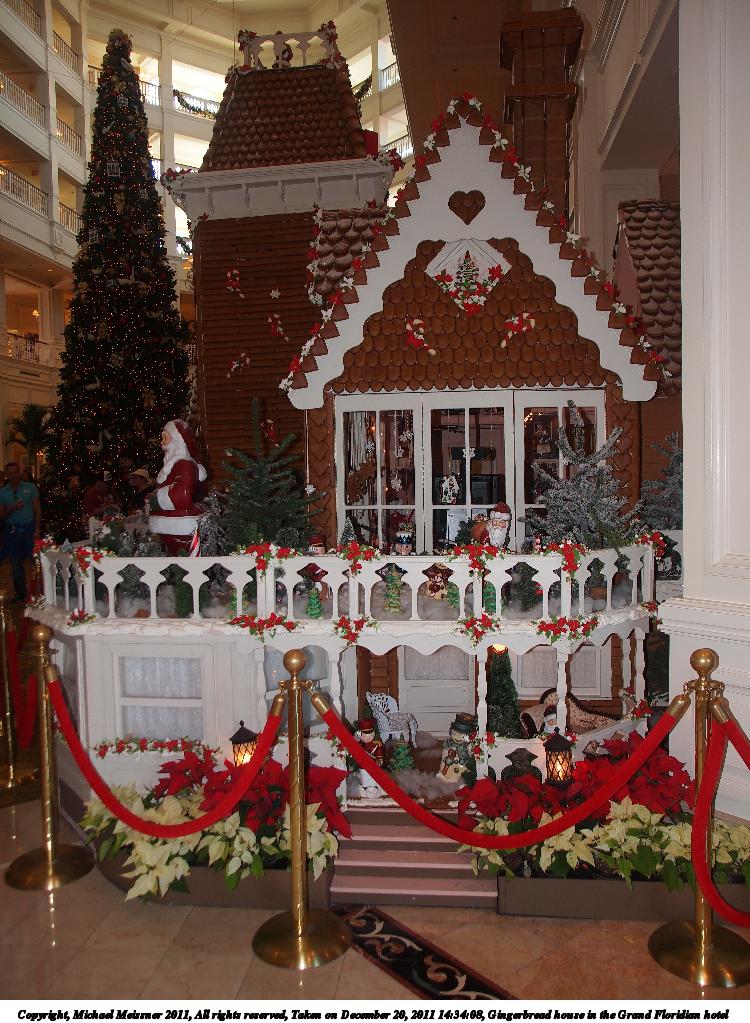 Gingerbread house in the Grand Floridian hotel #6