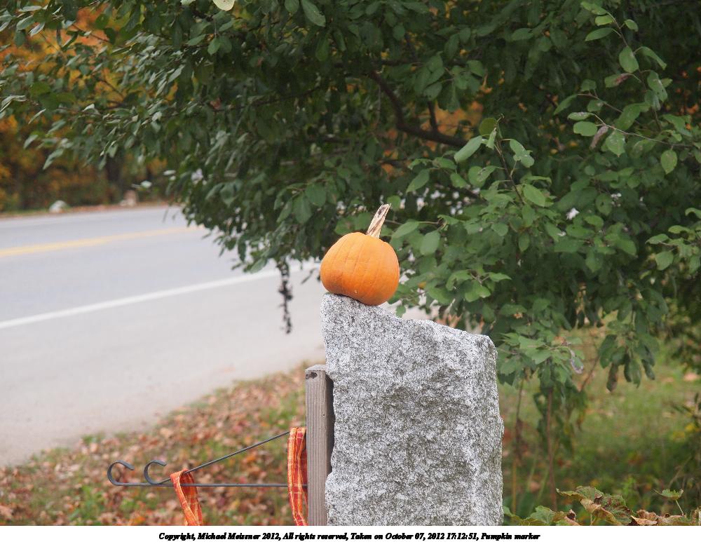 Pumpkin marker