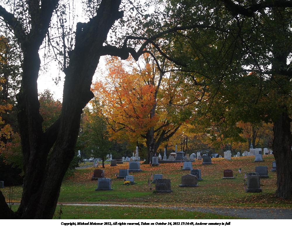 Andover cemetary in fall #10