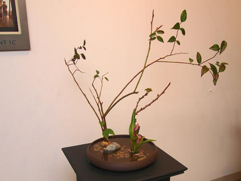 Flower arrangement by Masako Yatsuhashi