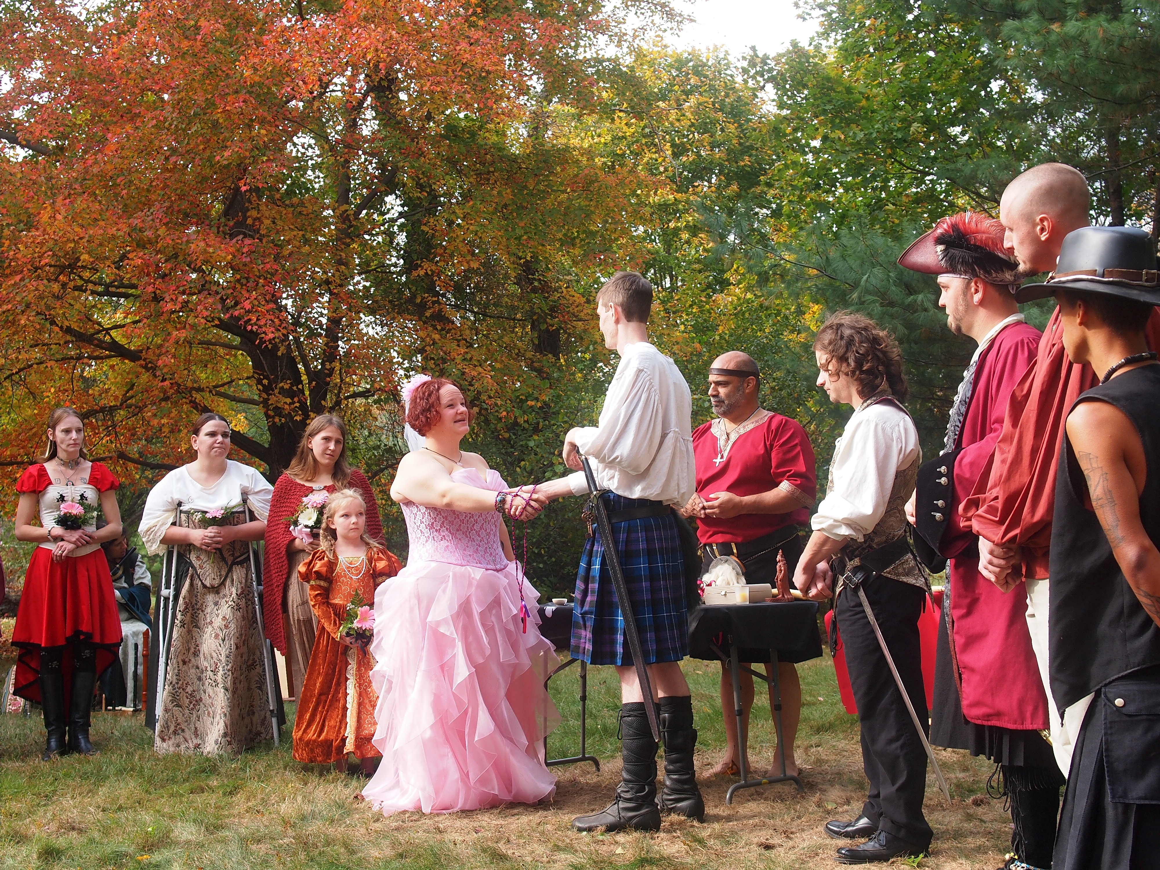 The hand fasting ceremony #9