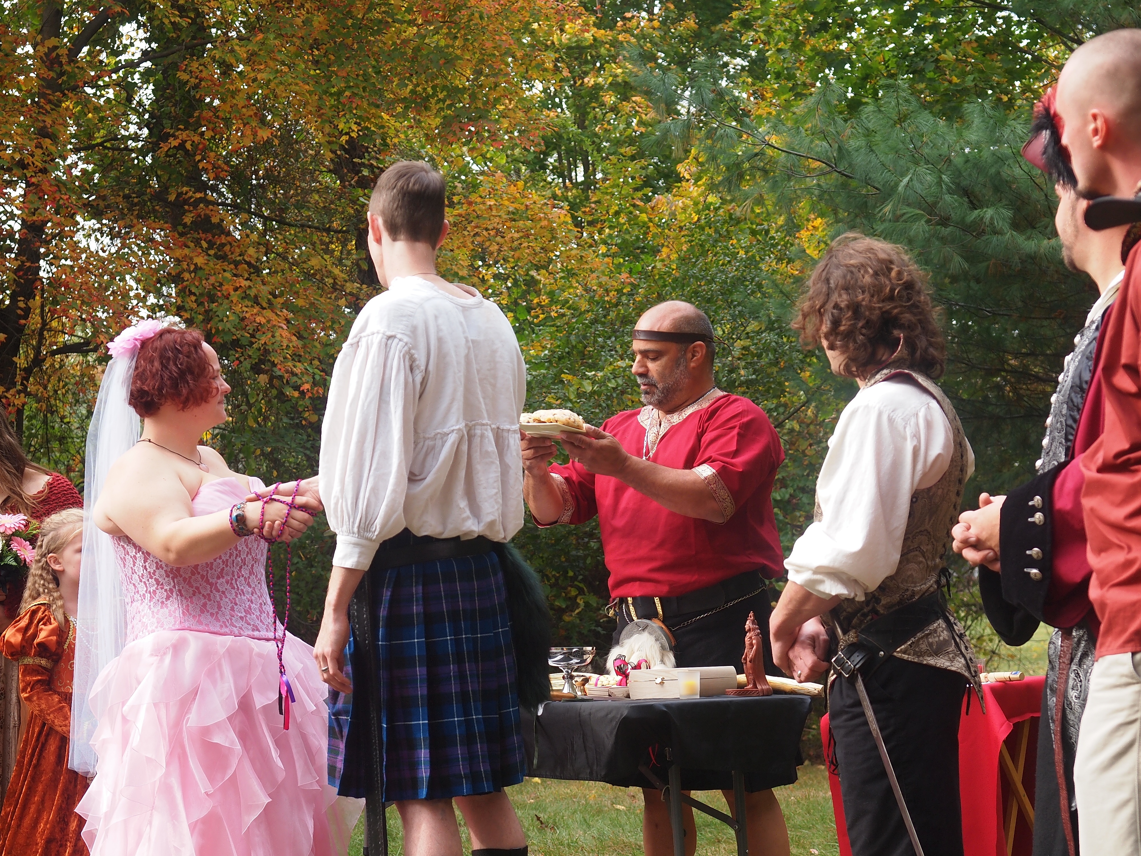 The hand fasting ceremony #17