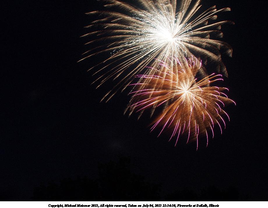 Fireworks at DeKalb, Illinois #4