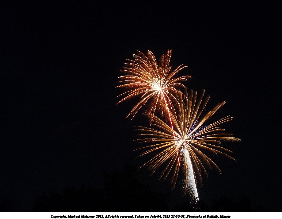 Fireworks at DeKalb, Illinois #11