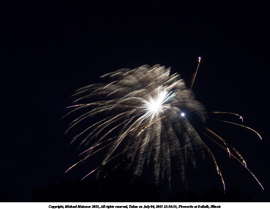 Fireworks at DeKalb, Illinois #12