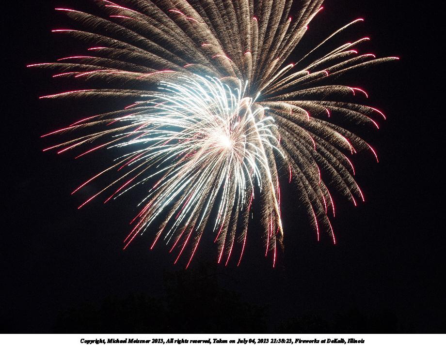 Fireworks at DeKalb, Illinois #16