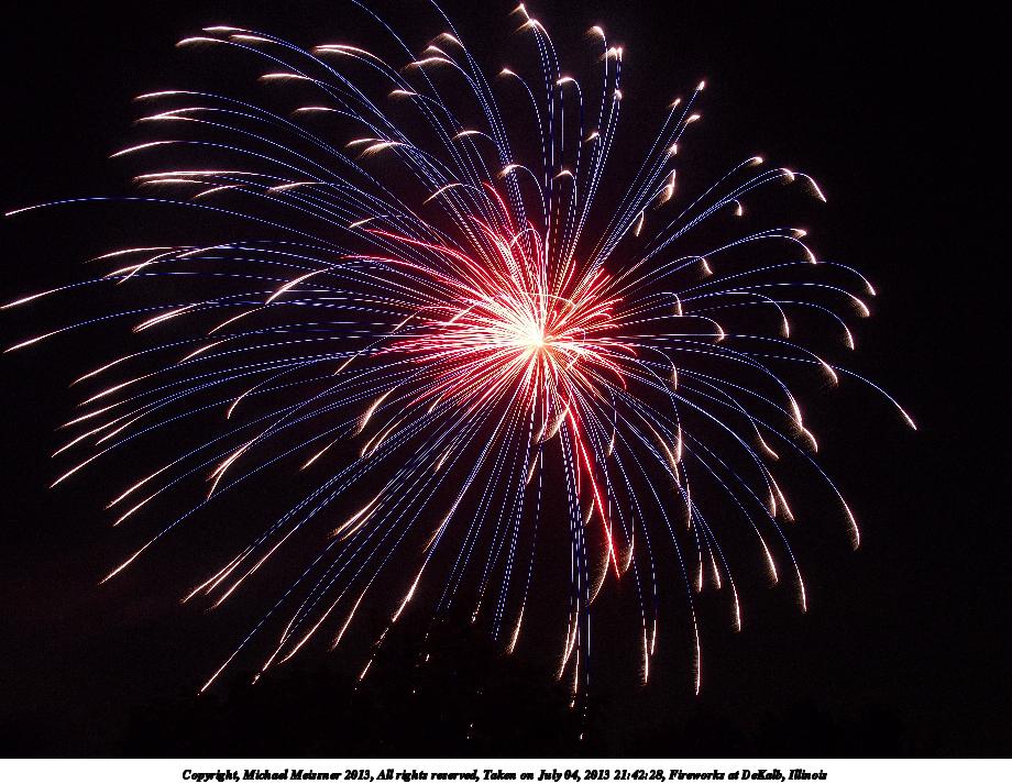 Fireworks at DeKalb, Illinois #20