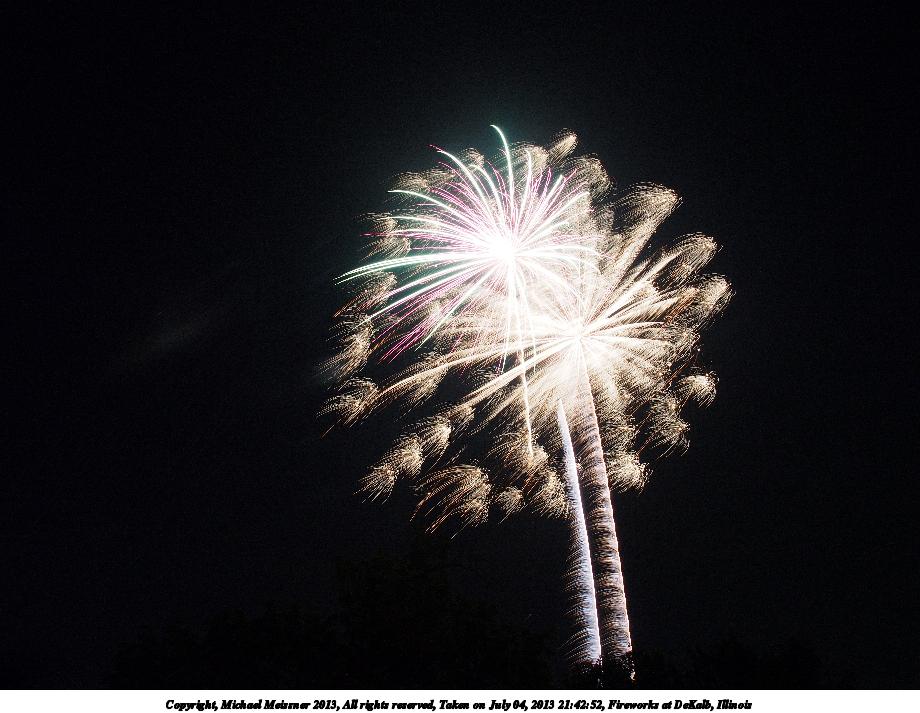 Fireworks at DeKalb, Illinois #21