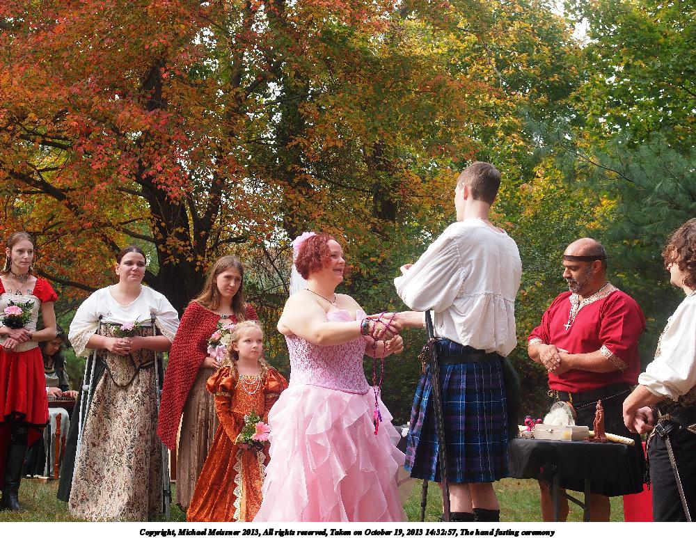 The hand fasting ceremony #12