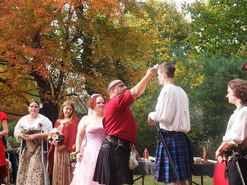 The hand fasting ceremony #4