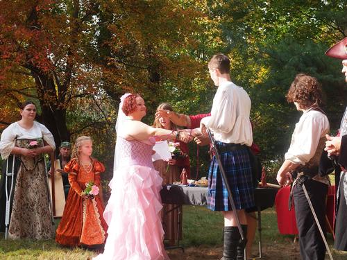 The hand fasting ceremony #6