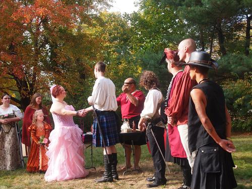 The hand fasting ceremony #8