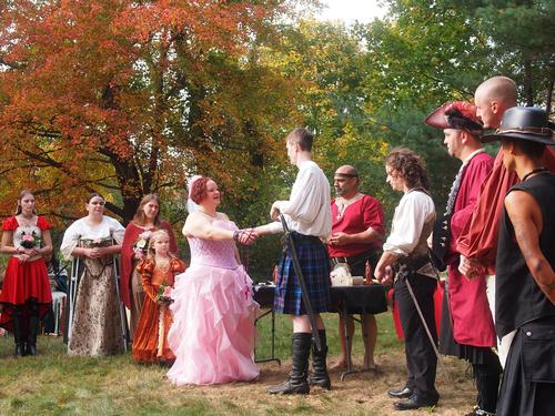 The hand fasting ceremony #10
