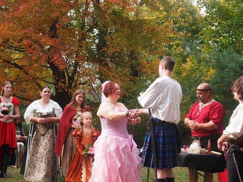 The hand fasting ceremony #12