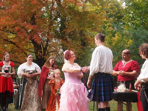 The hand fasting ceremony #13