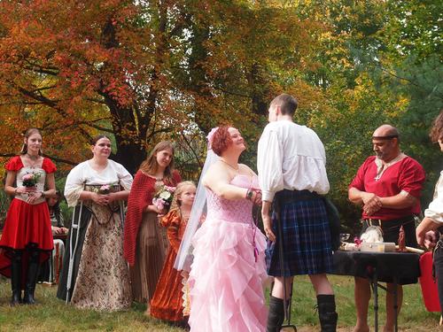 The hand fasting ceremony #15