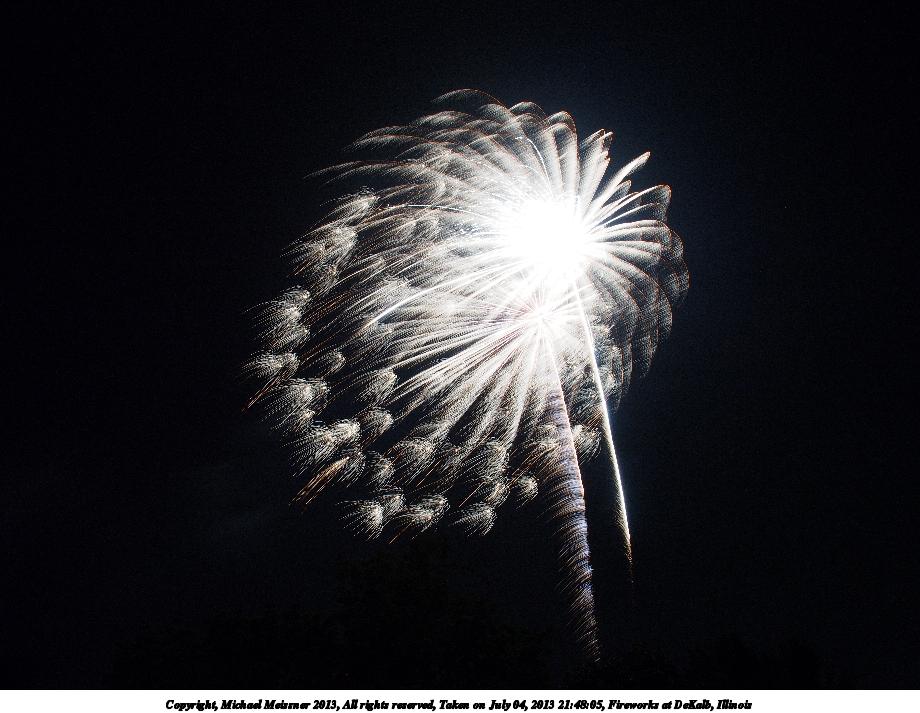 Fireworks at DeKalb, Illinois #10